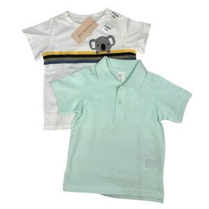 First Impressions Koala Tee + H&M Polo NWT Bundle 12 Months